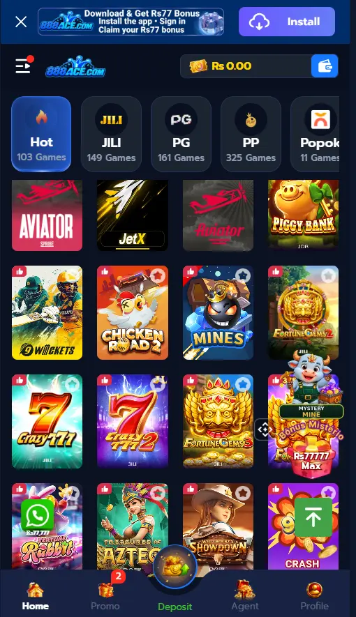 888ace game online