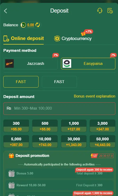 jj99 deposit money